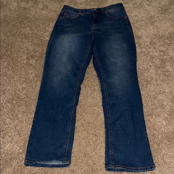 Frye Blue Straight Leg Jeans with Rich Indigo Wash - size 6/28. R - Picture 1 of 6
